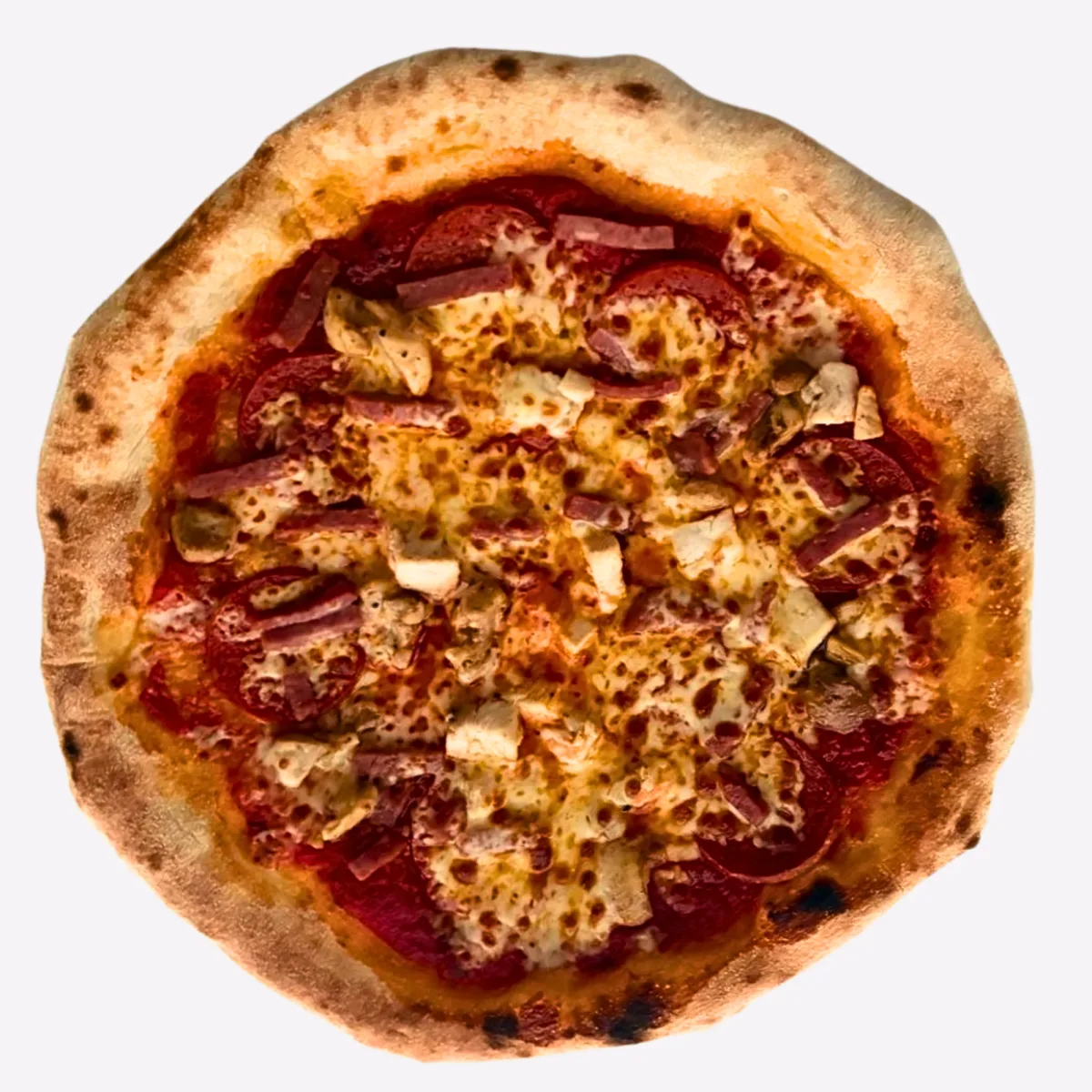 Stone-baked Pizza Press Meat Feast pizza